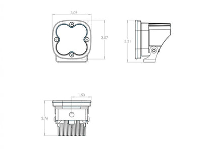 Baja Designs Squadron Pro Auxiliary Light Pod Pair