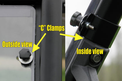 CFMoto UForce 800 XL- 1 Pc Lexan Back Panel w/Vent Options