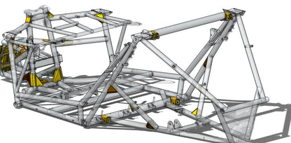 Maverick X3 Chromoly Race Gusset Kit