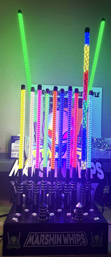 Large Marshin Whips Display