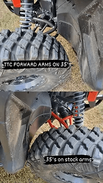 TTC Forward A Arms for Honda Talon 1000 X
