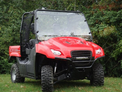 Honda Big Red - 1 Pc General-Purpose Windshield with Vent and Clamp Options