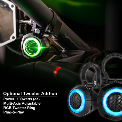 2014-2023 Polaris RZR V-Spec 3-Speaker Plug-&-Play Kit with JVC