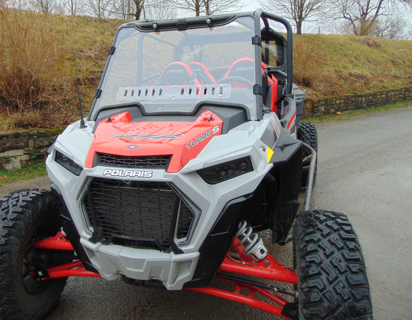 Polaris RZR XP 4 1000/XP 4 Turbo - 1 Pc Windshield w/Clamp and Vent Options