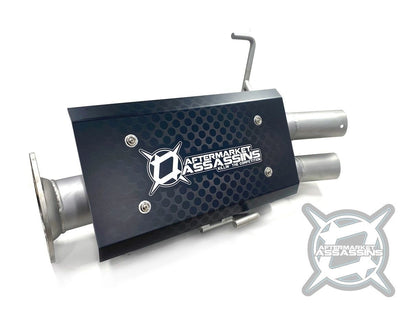 Aftermarket Assassins Stainless Slip-On Exhaust for RZR Pro R