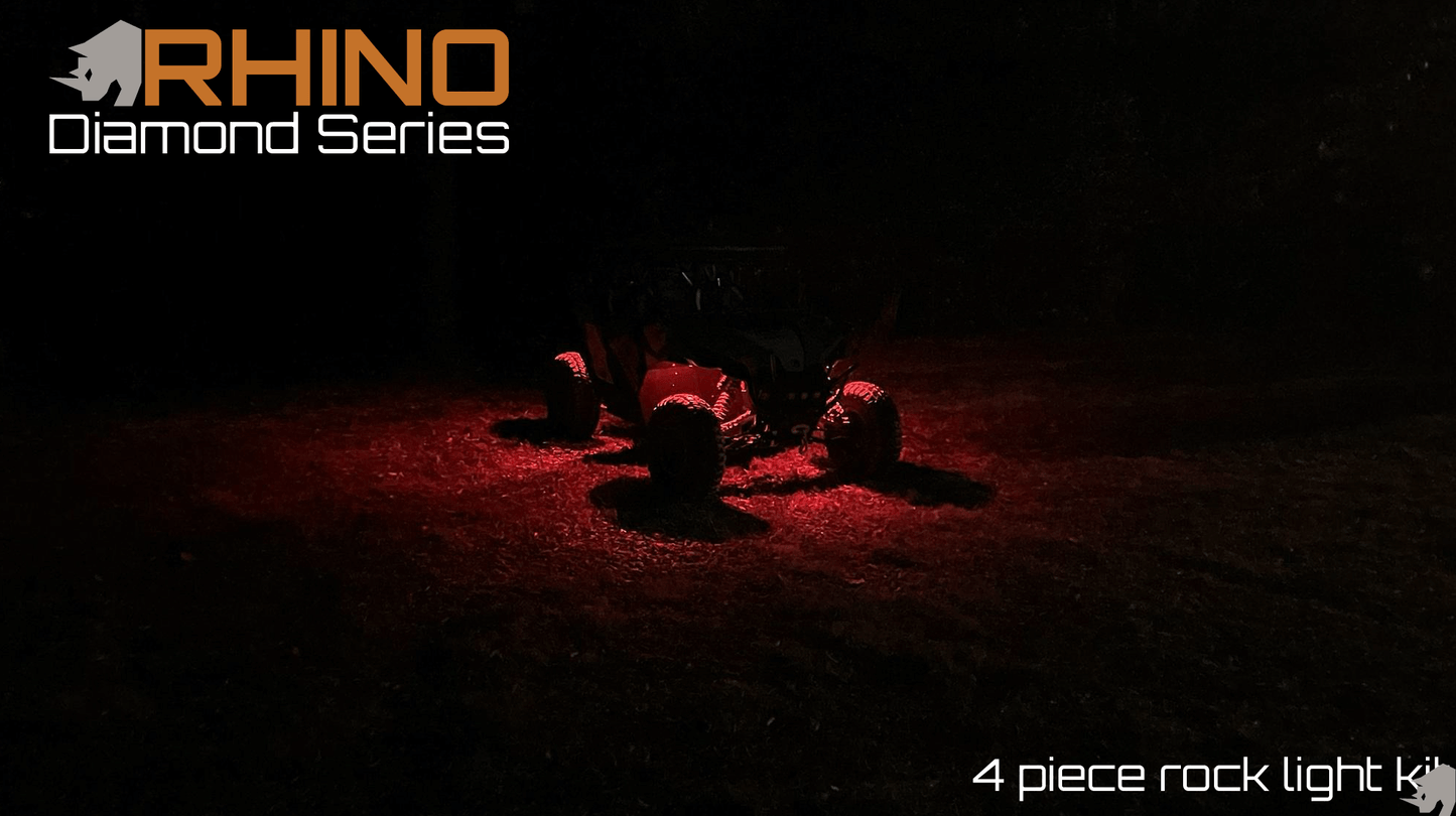Rhino Lights Diamond Series RGB Rock Lights