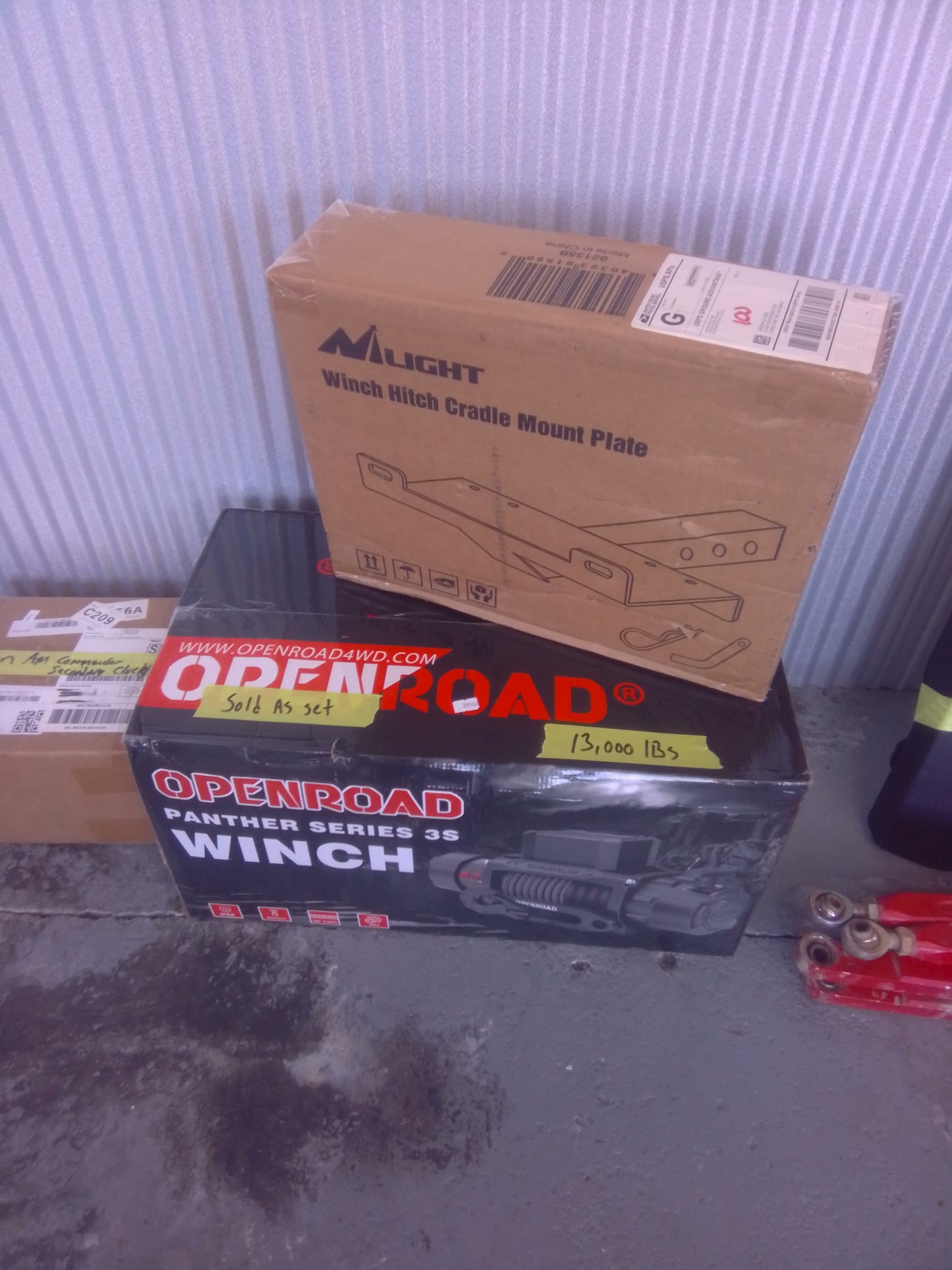 Open road panther series 3s winch set