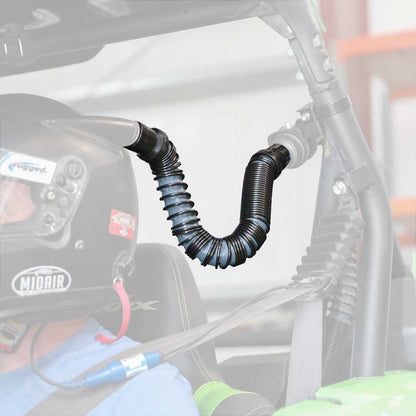 Rugged Radios 1 to 3 Ft MAC-X Expandable Ultra Flex Helmet Air Pumper System Hose by Rugged Radios