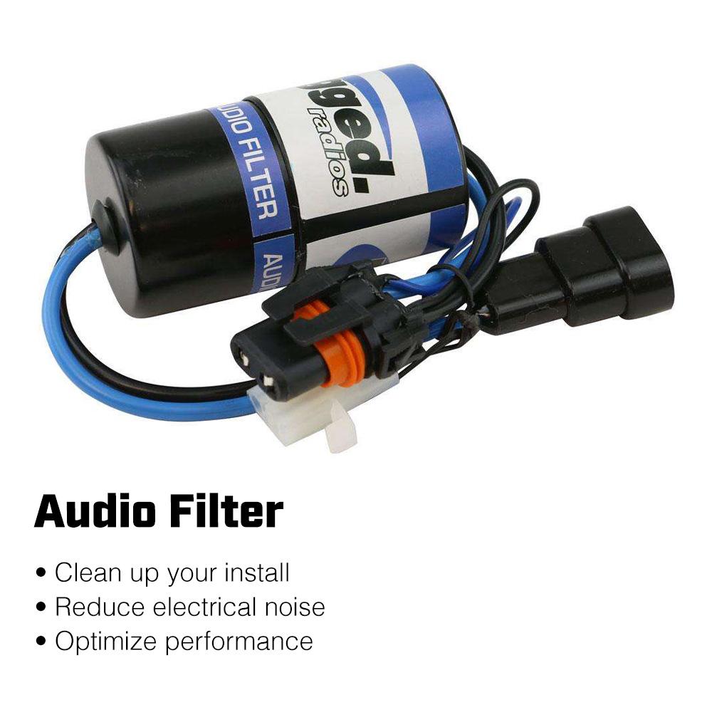 Rugged Radios 696 PLUS Complete Master Communication Kit with Intercom and 2-Way Radio
