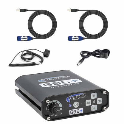 Rugged Radios 2 Person - BUILDER KIT with RRP696 PLUS Bluetooth Intercom System