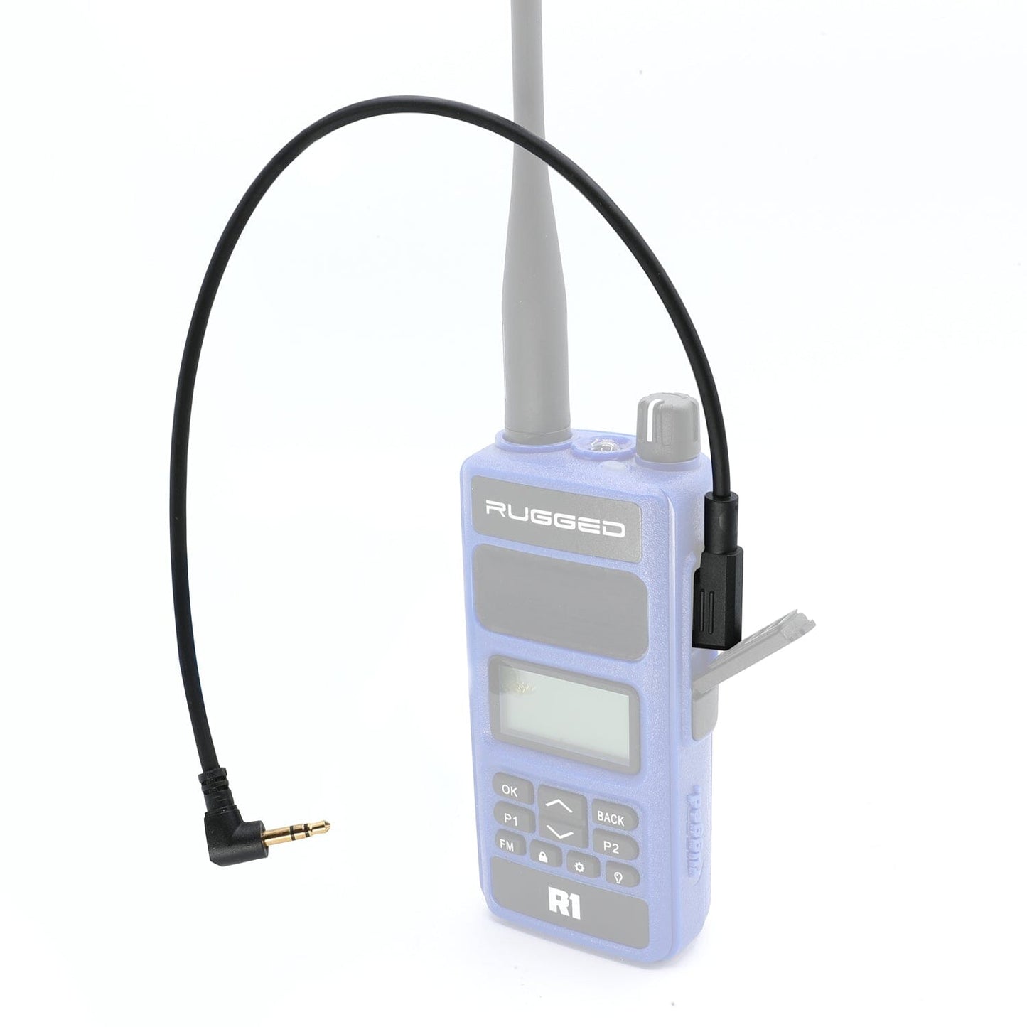 Rugged Radios Audio Recording Cable for Rugged Handheld Radios