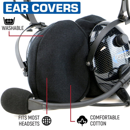Rugged Radios Cloth Ear Covers for Headsets