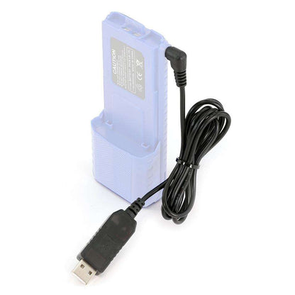 Rugged Radios GO FURTHER BUNDLE - for V3 and RH5R Handheld Radios - Long Range Antenna , XL Battery , and USB Charging Cable