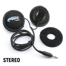 Rugged Radios Velcro Mount Helmet Speakers - Mono and Stereo