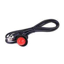 Rugged Radios Hole Mount Push to Talk Cable (PTT) with 48" Straight Cord for Intercoms