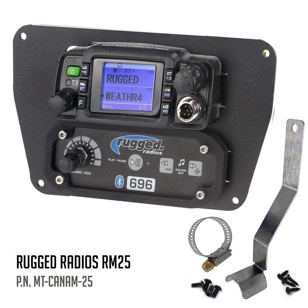 Rugged Radios Can-Am Commander Intercom and Radio Mount
