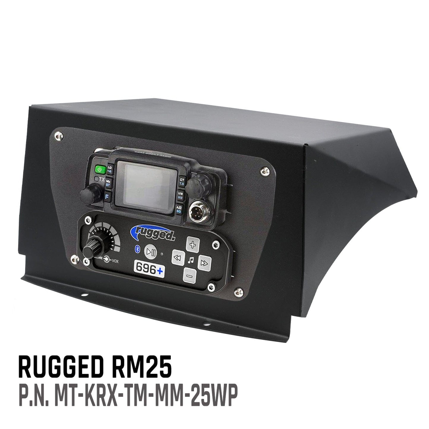 Rugged Radios Top Mount Kit for Kawasaki KRX