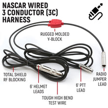 Rugged Radios NASCAR 3-Conductor 3C Circle Track Road Race Car Harness