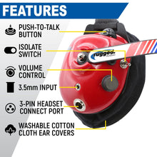 Rugged Radios PAIR - H80 Track Talk Linkable Intercom Headsets - Bring The Conversation To The Circle Track NASCAR event