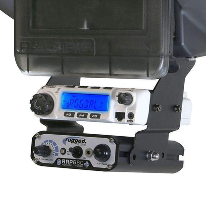 Rugged Radios Polaris XP1 Below Dash Mount for M1 / G1 / RM60 / RDM-DB / GMR45 Radio and Rugged Intercom