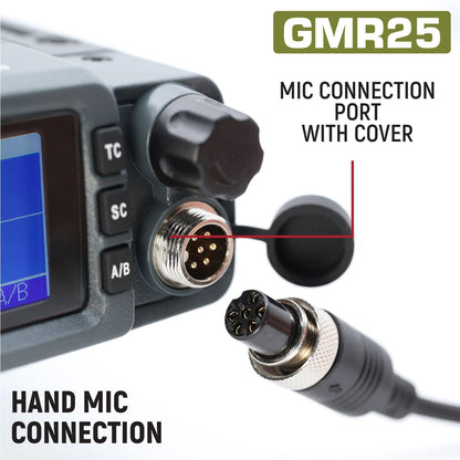 Rugged Radios Radio Kit - GMR25 Waterproof GMRS Band Mobile Radio with Antenna