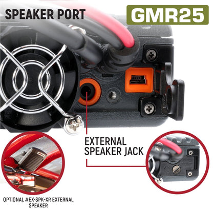 Rugged Radios Radio Kit - GMR25 Waterproof GMRS Band Mobile Radio with Antenna