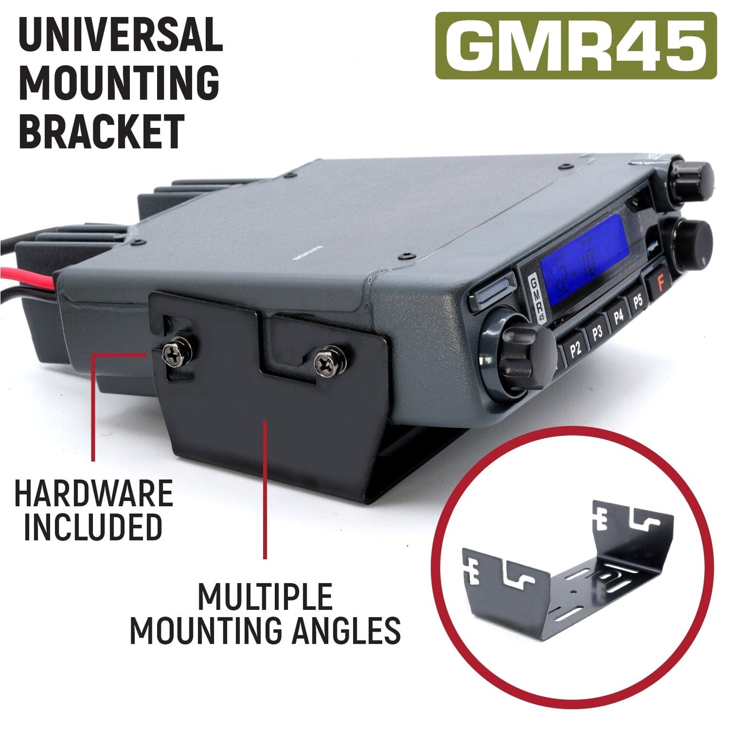 Rugged Radios Radio Kit Lite - GMR45 GMRS Band Mobile Radio with Stealth Antenna