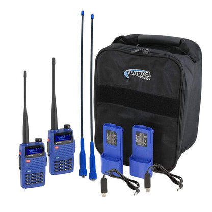 Rugged Radios Ready Pack - With Rugged V3 Handheld Radios - Analog Business Band