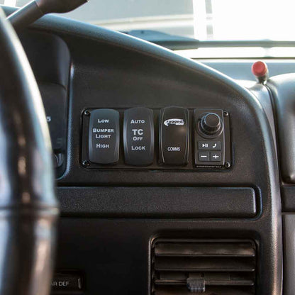 Rugged Radios Rocker Switch Panel Bezel for OBS Ford Bronco, F150, and F250 Dash