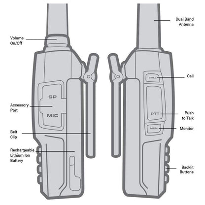 Rugged Radios Rugged V3 Handheld - Business Radio 2-Pack