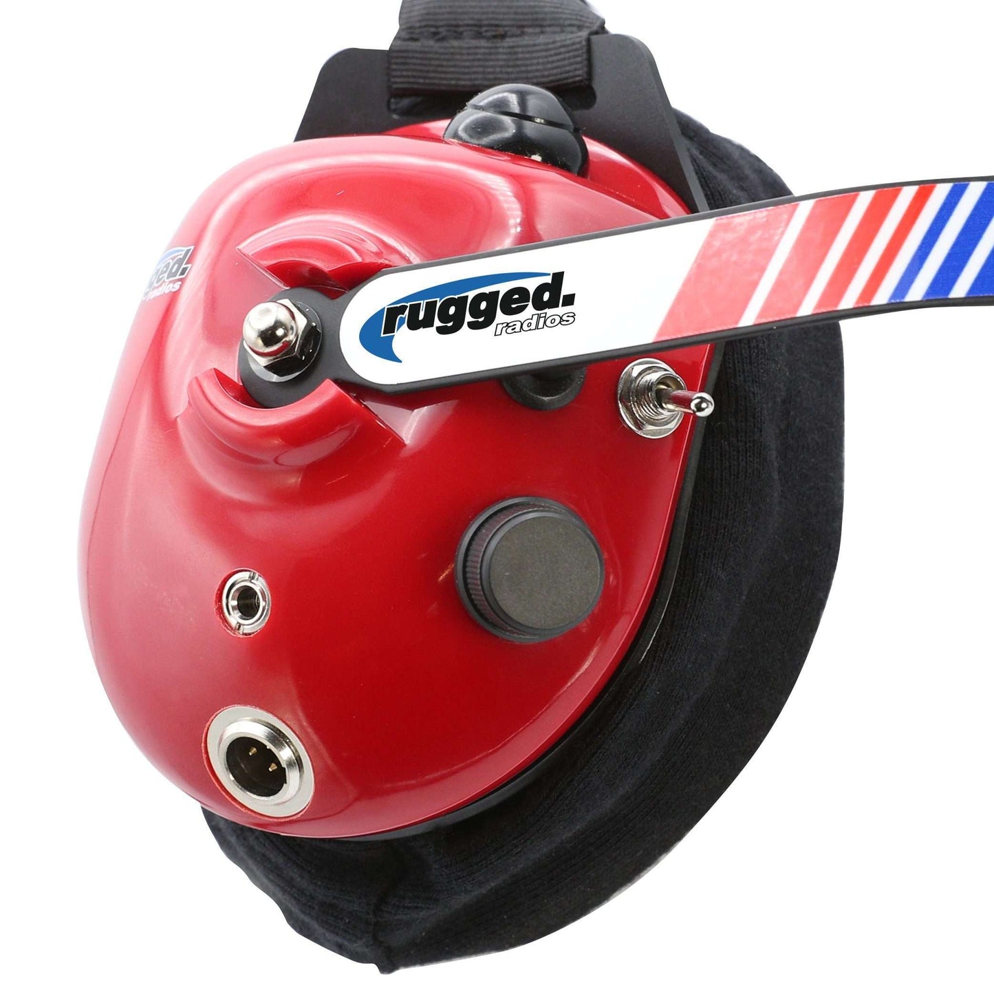 Rugged Radios PAIR - H80 Track Talk Linkable Intercom Headsets - Bring The Conversation To The Circle Track NASCAR event