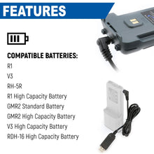 Rugged Radios USB Charging Cable for R1 - V3 - GMR2 and GMR2 PLUS Handheld Radios