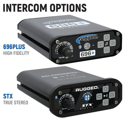 Rugged Radios Yamaha YXZ 1000R Complete Communication Kit with Bluetooth Intercom and 2-Way Radio