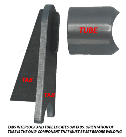 AGM Products Weld-on Chassis Mounts - Electric Jack